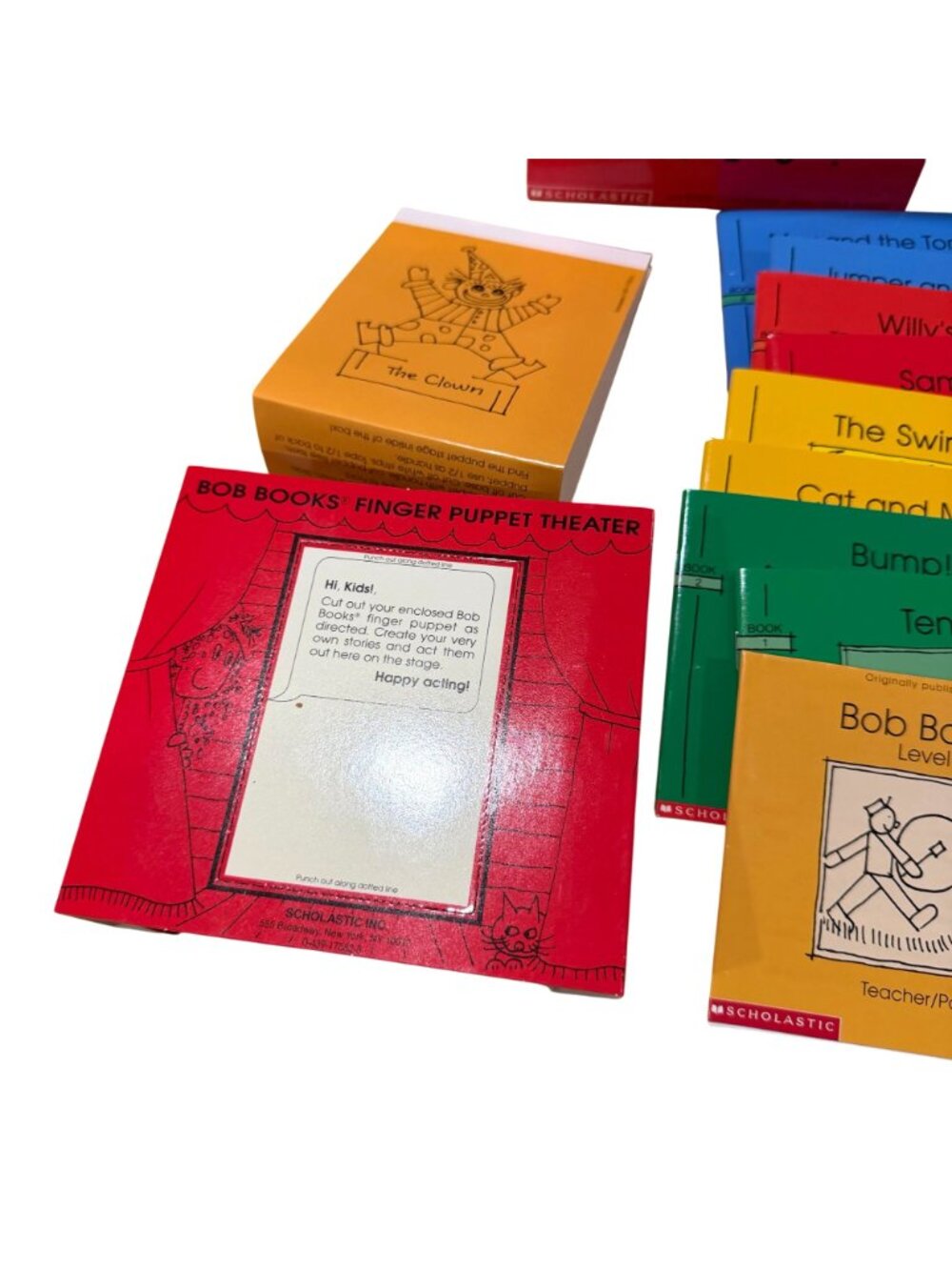 Bob Books B Set 1 & 2 Complete Kids Pals Stage Puppets Teacher Parent Guide - Picture 8 of 8